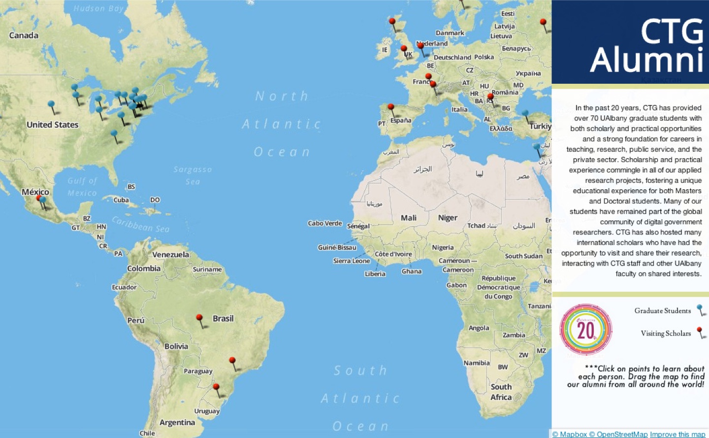 alumni map